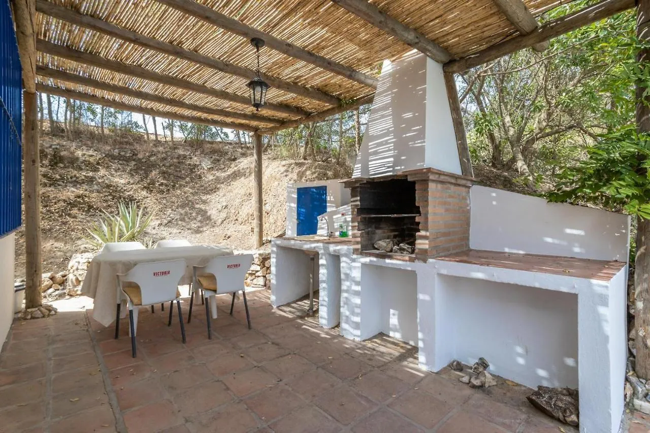 빌라 Casa Rural Liviana, Piscina Barbacoa Y Preciosas Vistas Malaga By Andaraholidays 콤페타